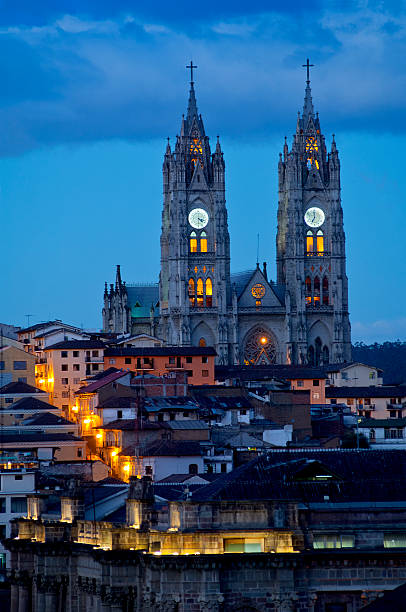 The Basilica of the National Vow or known by its Spanish name, Basilica del Voto Nacional, is located in the Old Town or Centro Historico in Quito. It is the largest neo-Gothic basilica in the Americas.